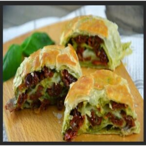 Strudel de mussarela de bufala